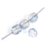 Fire Polished 4mm Crystal, Blue Luster Fire Polished 4mm Crystal, Blue Luster